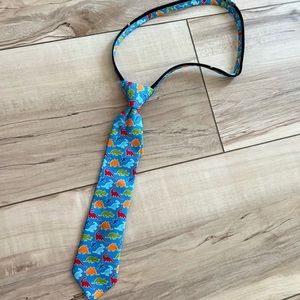 BOYS ZIPPER DINOSAUR TIE so adorable!
